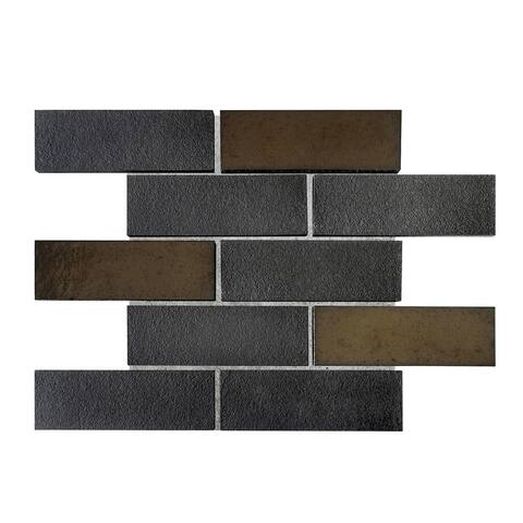 Altair Lorca Subway Lava Stone Mosaic Floor and Wall Tile