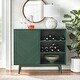 preview thumbnail 2 of 12, Lifestorey Vesta Wine Buffet Dark Green