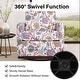 preview thumbnail 144 of 154, Set of 2 Modern Swivel Accent Armchairs Upholstered Arm Chairs