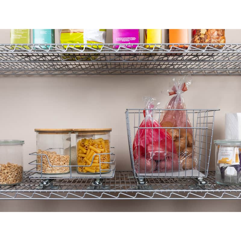 Household Essentials Slide-Out Storage Organizer - Produce Bin Design - 16.0"L x 13.0"W x 12.0"H