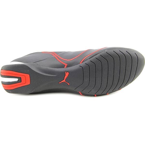 Shop Puma Future Cat M1 Citi Men Round Toe Leather Black Sneakers
