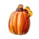 preview thumbnail 15 of 34, Glitzhome Multi Striped Fall Harvest Glass Pumpkins Halloween Thanksgiving Festival Decorations