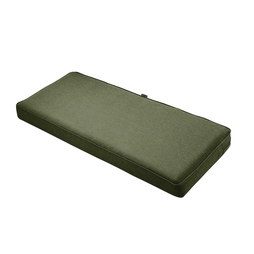 Classic Accessories Montlake FadeSafe Water-Repellent Outdoor Bench Cushion, 54"Wx18"Dx3"T