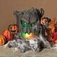 preview thumbnail 3 of 2, Electric Lighted Spooky Smoking Tree