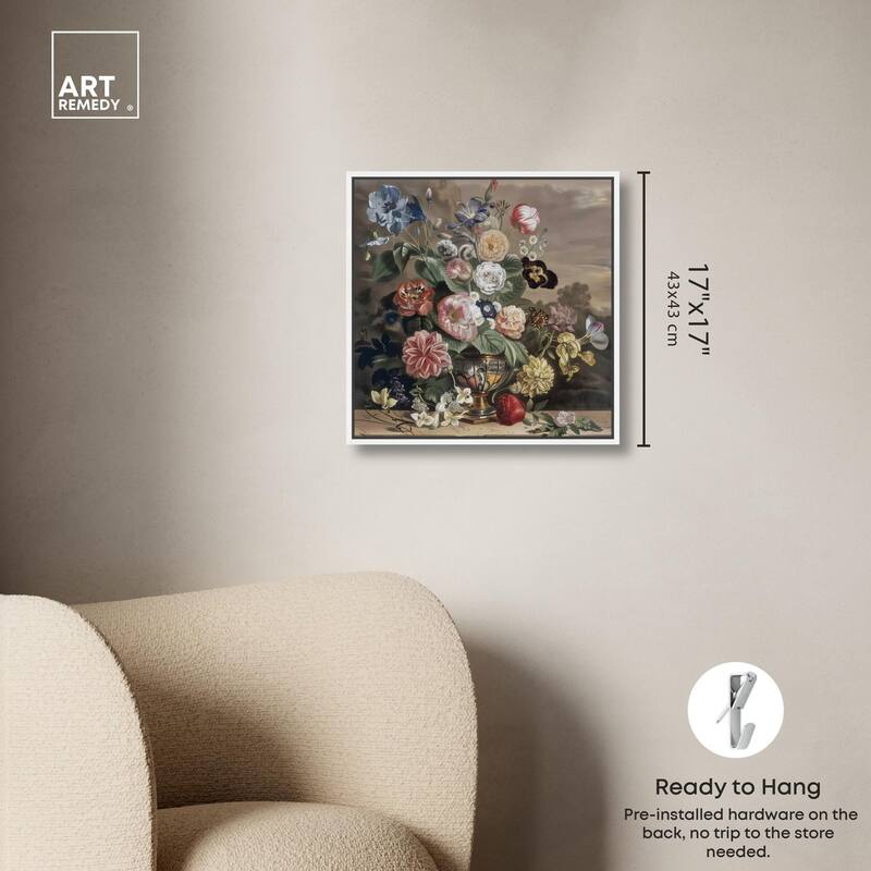 Classical Dream Vase II Canvas by Art Remedy