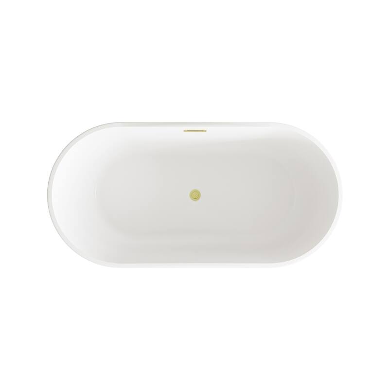 Melisande Bathtub in Glossy White