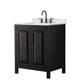 Option Dark Espresso, Black Trim, Giotto Quartz Top