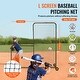 preview thumbnail 12 of 33, Screen Baseball for Batting Cage Heavy Duty Pitching Net for Pitchers Protection