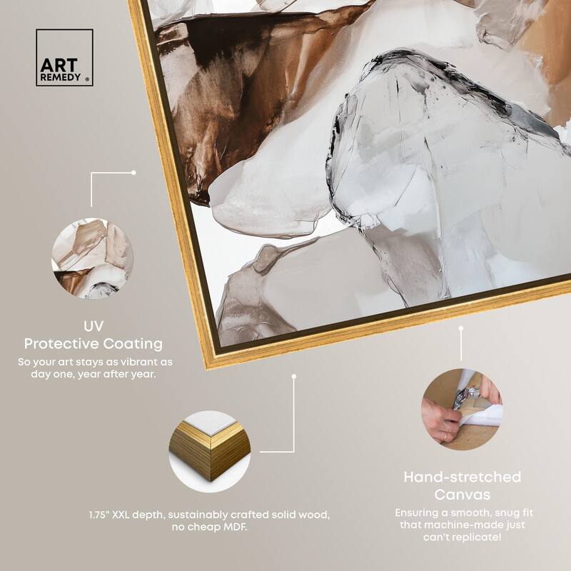 Sedimentary Hues II Canvas by Art Remedy