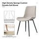 preview thumbnail 22 of 57, Modern Dining Room Kitchen Dining Chair with Black Metal Legs