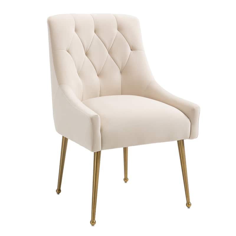 GZMR Tufted Velvet Upholstered Dinning Chairs (Set of 2)