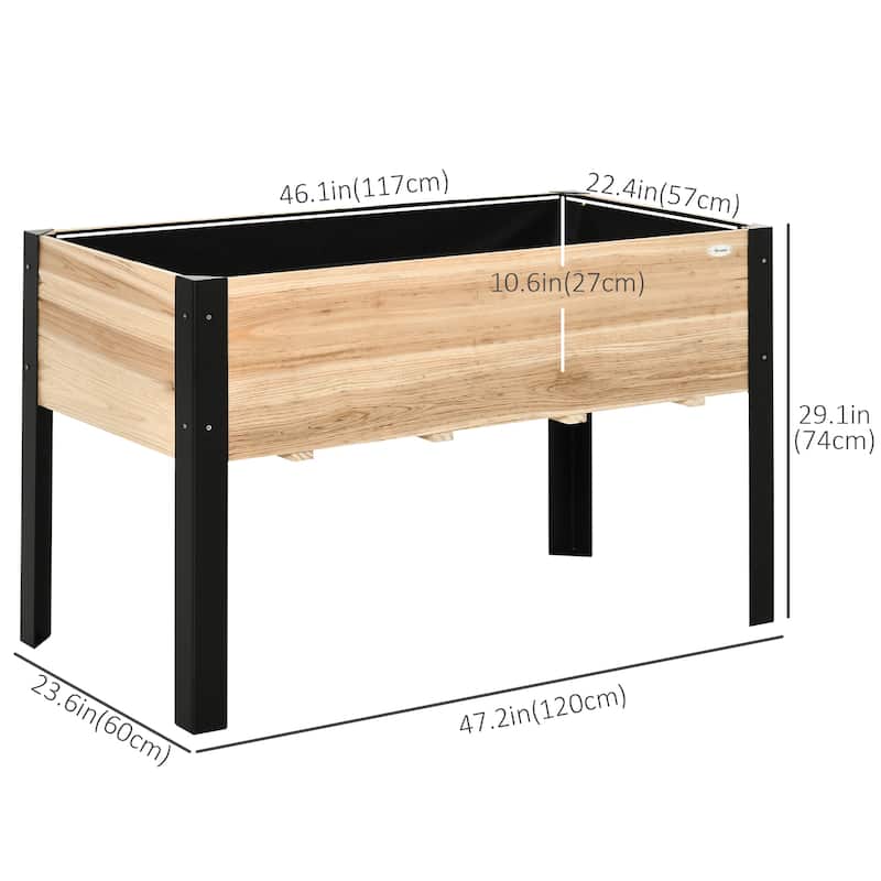 47''x24''x29'' Raised Garden Bed