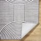 preview thumbnail 32 of 33, Livabliss Scandinavian Fossay Shag Stripe Washable Area Rug