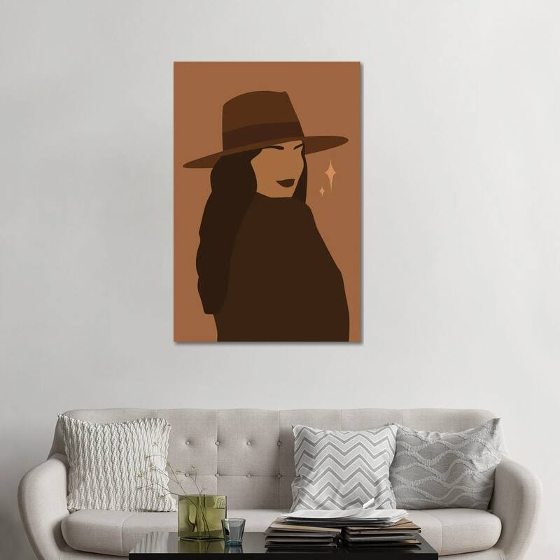 iCanvas "Woman With Hat Art" by Tysee Ciage Canvas Print - 48x32x1.5