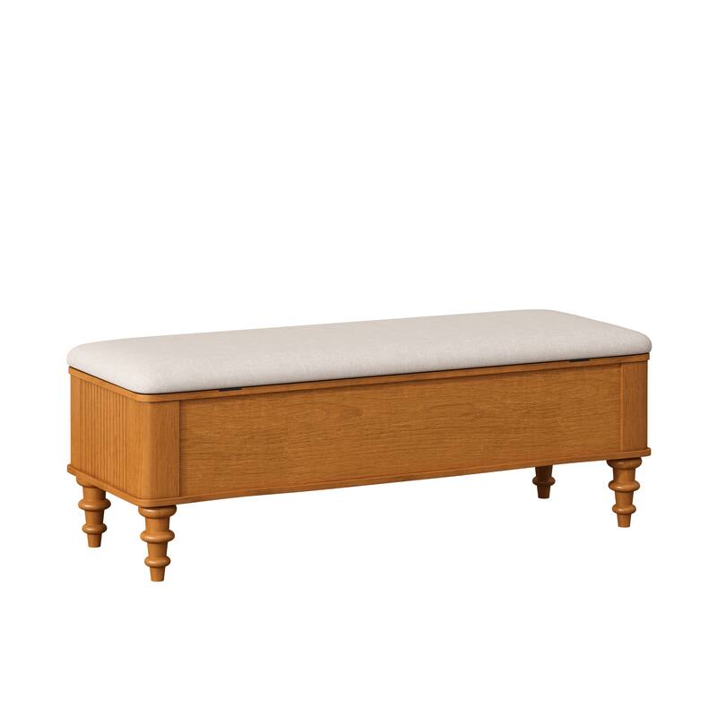 Bedroom Set with Wooden Platform Bed and Nightstands