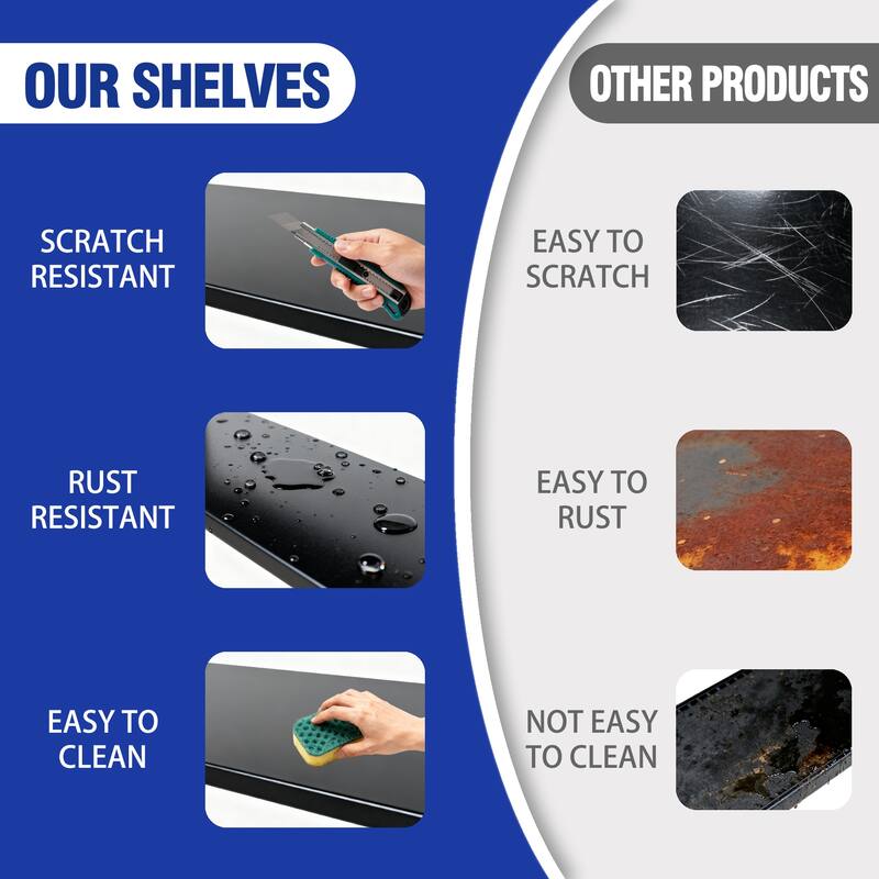 Garage Shelving Units 2400LBS Heavy Duty Storage Shelves Adjustable Metal Shelf 6 Tier Garage Storage Rack for Kitchen