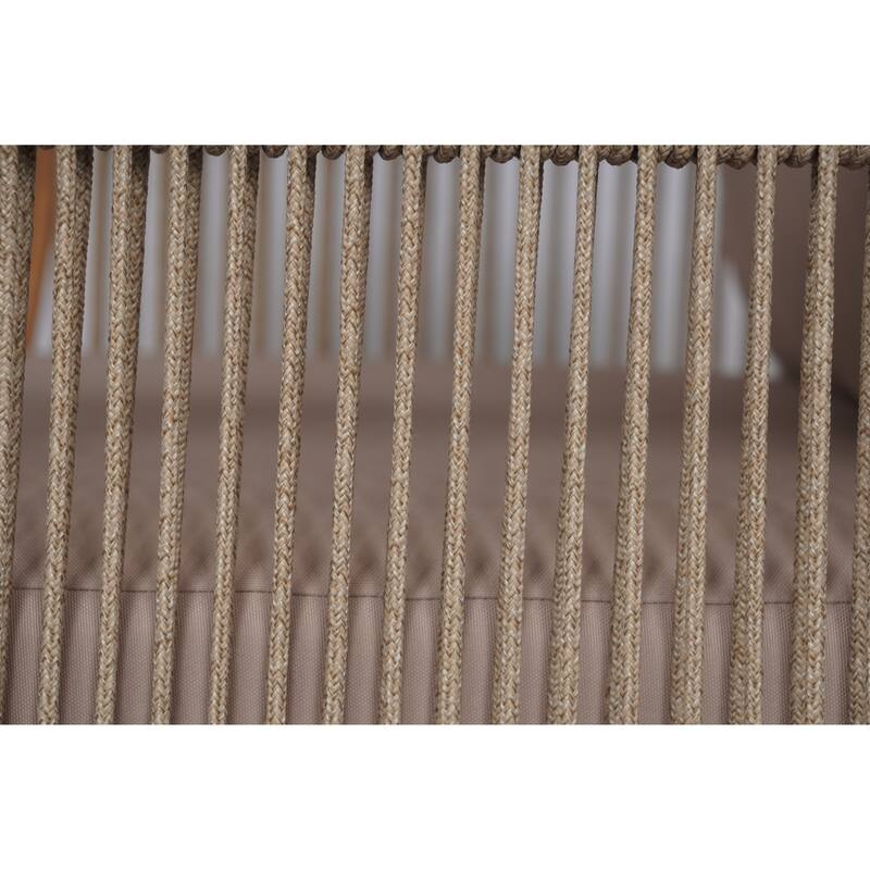 Christopher Knight Home - Maxwell Outdoor Acacia Wood and Rope Patio Chair Set