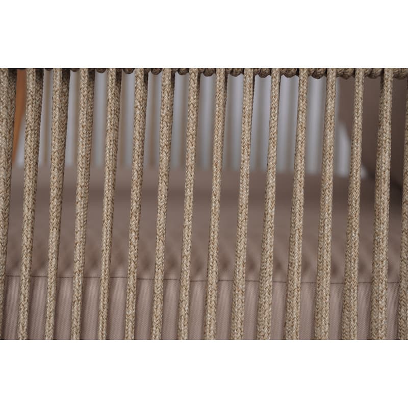 Christopher Knight Home - Riley Outdoor 4-piece Acacia Wood and Rope Sectional Patio Sofa Set