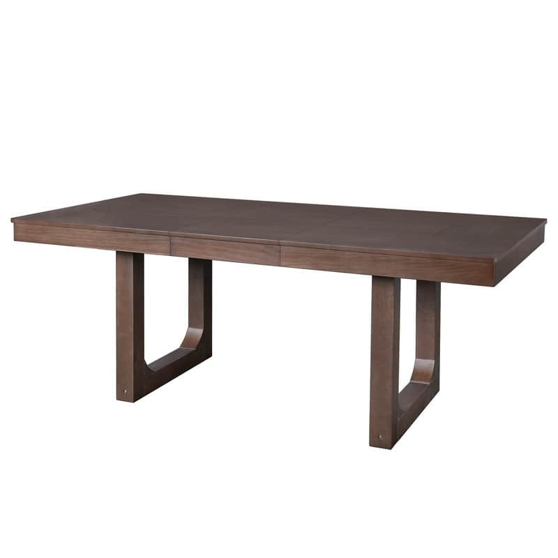 7-Piece Expandable Dining Set – Farmhouse-Style Extendable Table & 6 Upholstered Chairs, Rustic Wood Kitchen Table .