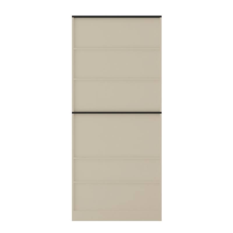 Modern Wooden Cabinet with Sturdy Frame for Living Room, Entryway, Bedroom, Hallway, Office, with LEDs, with Drawer