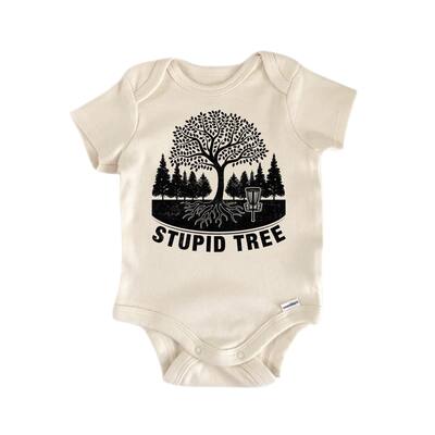 Disc Golf Tree - Baby Boy Girl Clothes Infant Bodysuit Funny Cute Newborn