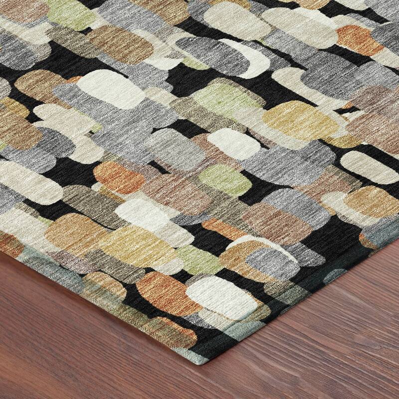 Machine Washable Indoor/ Outdoor Contemporary Drew Chantille Rug