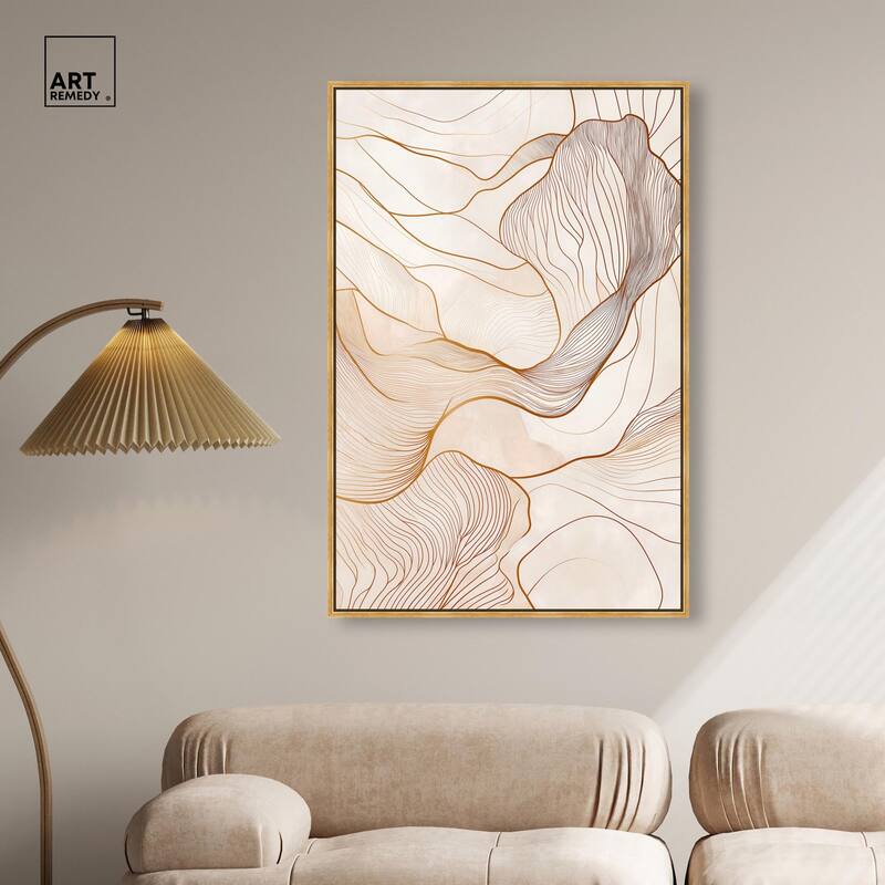 Contoured Reverie II Canvas by Art Remedy