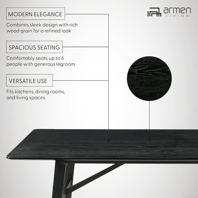 Channell Wood Dining Table