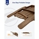 preview thumbnail 28 of 78, WINSOON All Weather HIPS Folding Adirondack Chair with Ottoman, 5-Gear Adjustable Backrest and Retractable Ottoman Set of 4