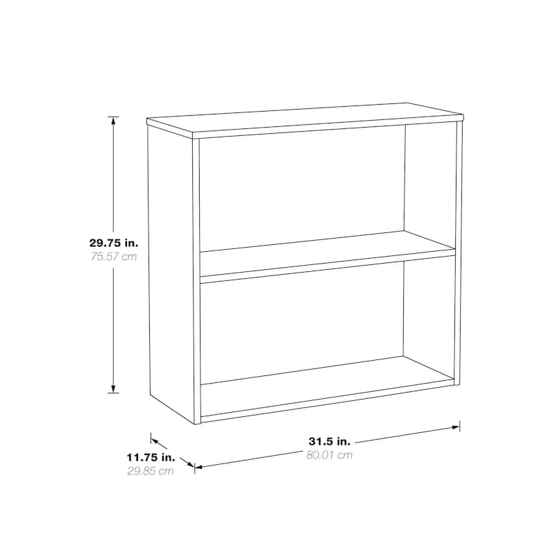 Prado 30" 2 Shelf Bookcase