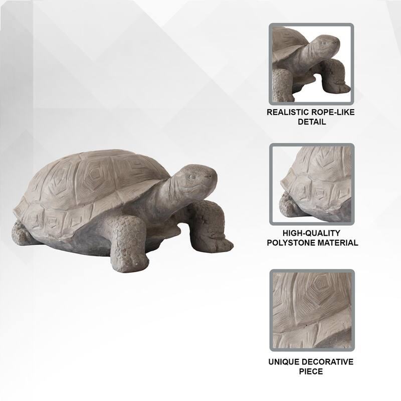 XBrand Turtle Statue, Indoor or Outdoor Décor, Garden Décor, Turtle Garden Statue, Turtle Statuary