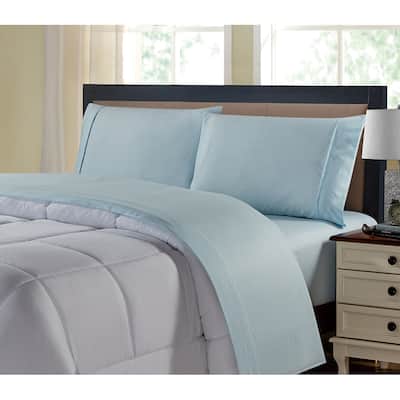Kathy Ireland Chevron Embossed Microfiber 4 Piece Sheet Set