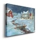 preview thumbnail 2 of 8, Christmas on the Farm-Premium Gallery Wrapped Canvas - Ready to Hang