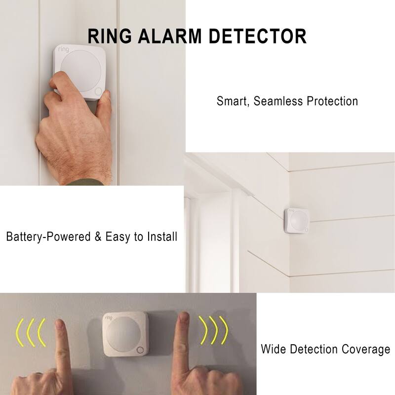 10x Ring Alarm Motion Detector (Base Station Required) 2nd Gen