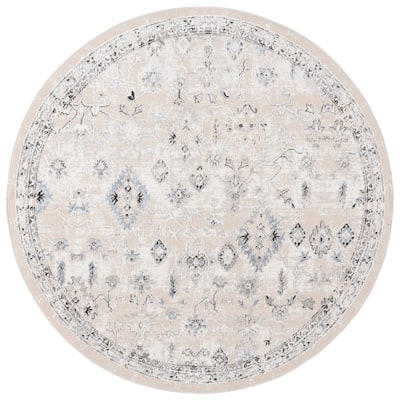 SAFAVIEH Quincy Nodira Floral Oriental Rug - 6'7" Round