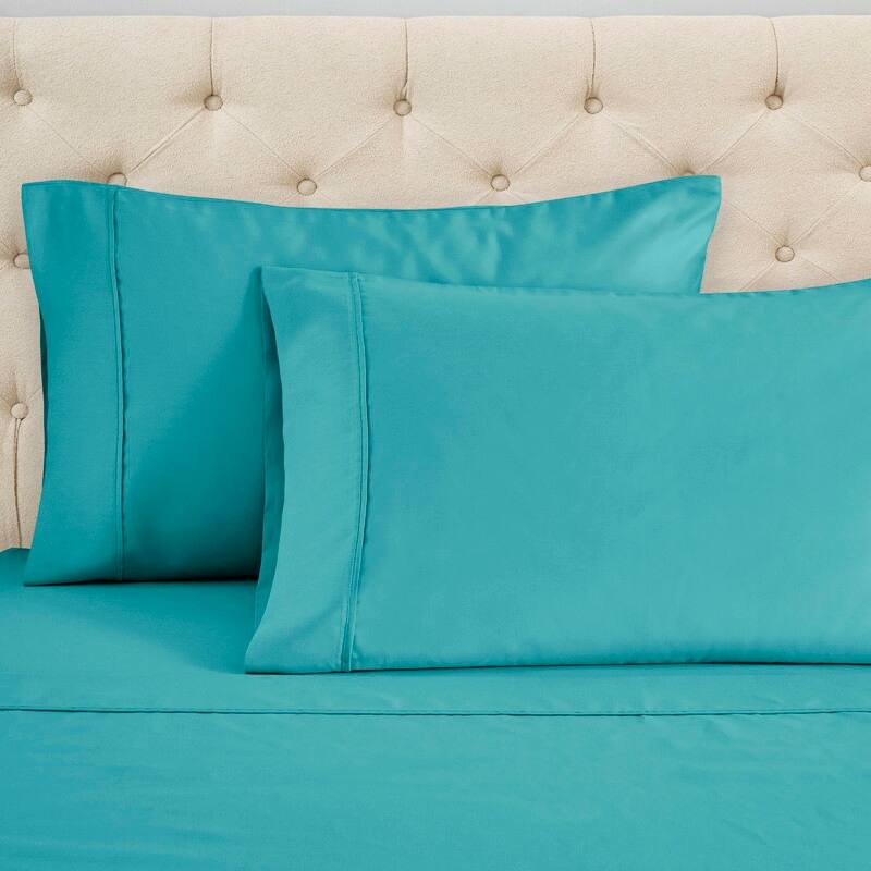 Superior Cotton Blend Solid 1500 Thread Count Deep Pocket Bed Sheet Set