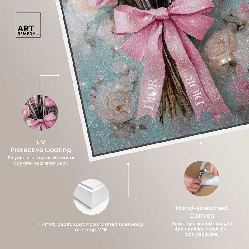 Bouquet of Make Up Brushes Canvas by Art Remedy