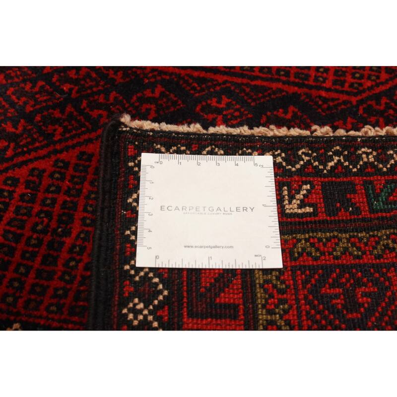Teimani Red Rug 2'11" x 5'1" - 2'11 x 5'1