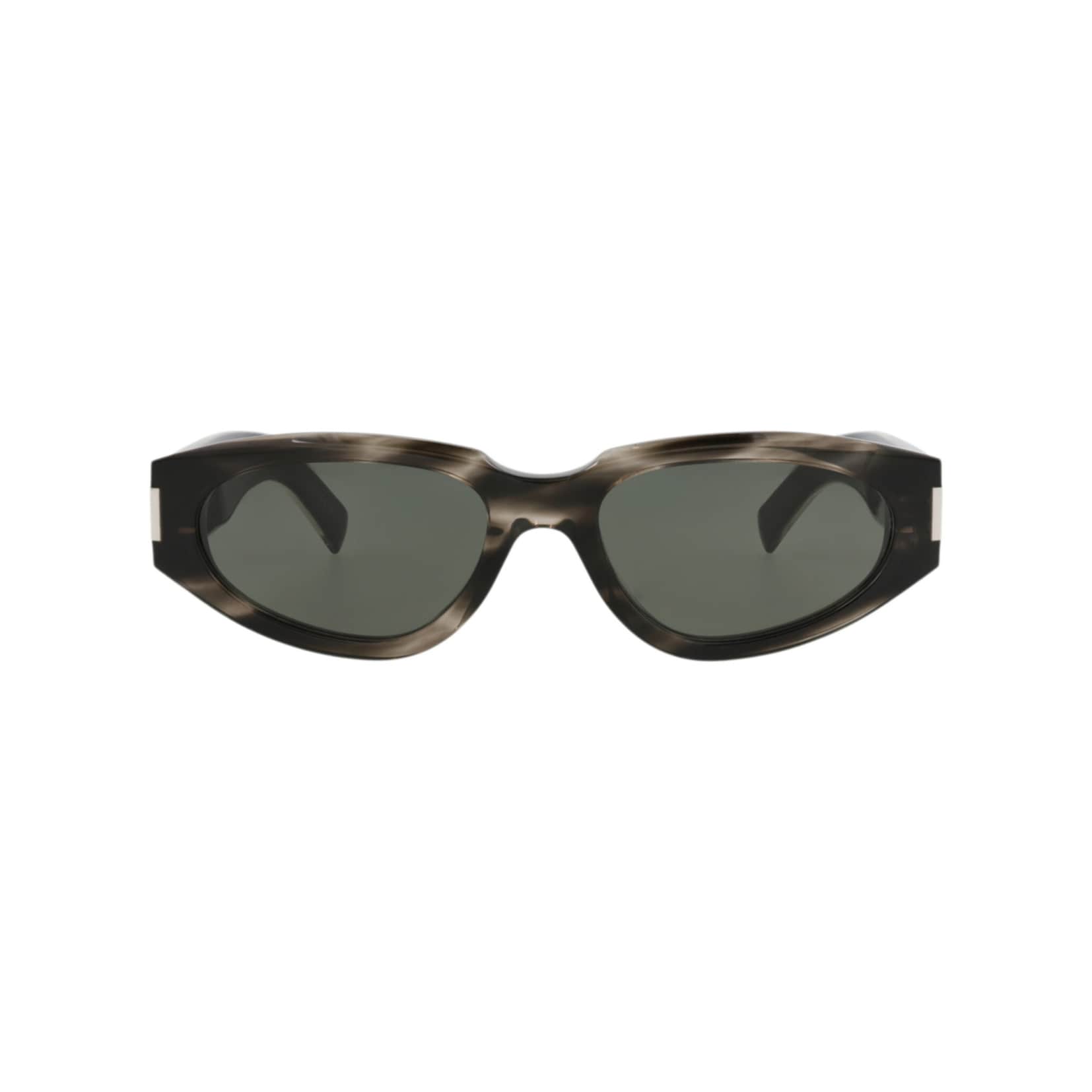 Saint Laurent Round-Frame Recycled Acetate Sunglasses - Overstock