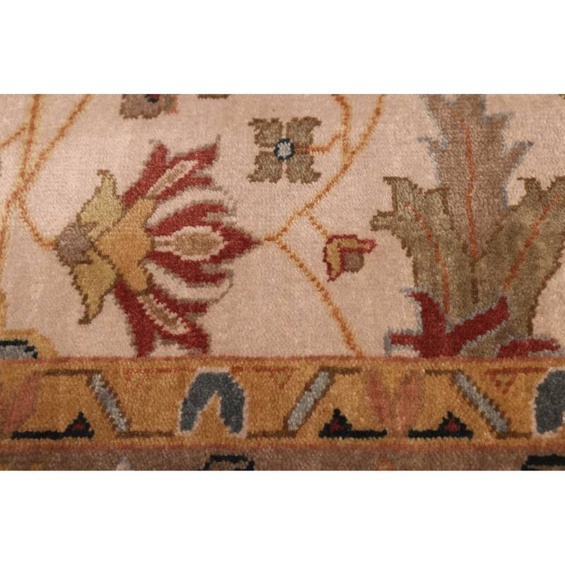 ECARPETGALLERY Hand-knotted Jules Serapi Ivory Wool Rug - 7'11 x 9'11