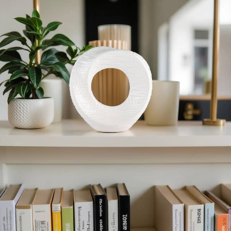 Modern Stone and Ceramic Sculptural with Textured Design