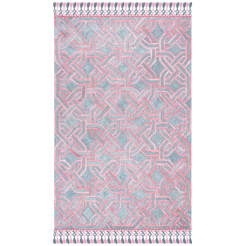 SAFAVIEH Handmade Sahara Daja Silk Tassel Rug
