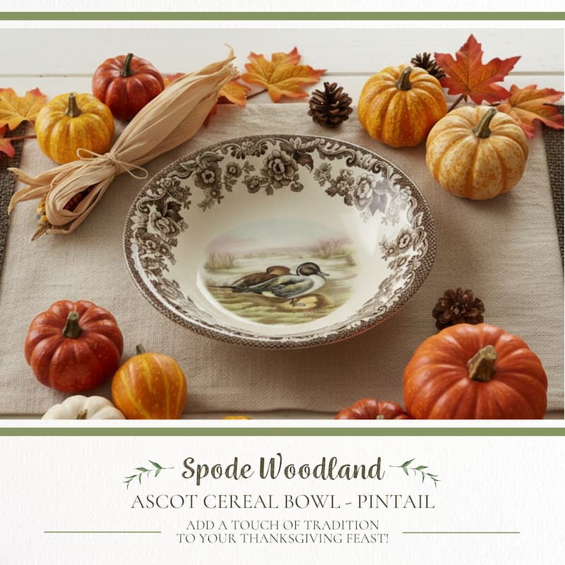 Spode Woodland Ascot Cereal Bowl