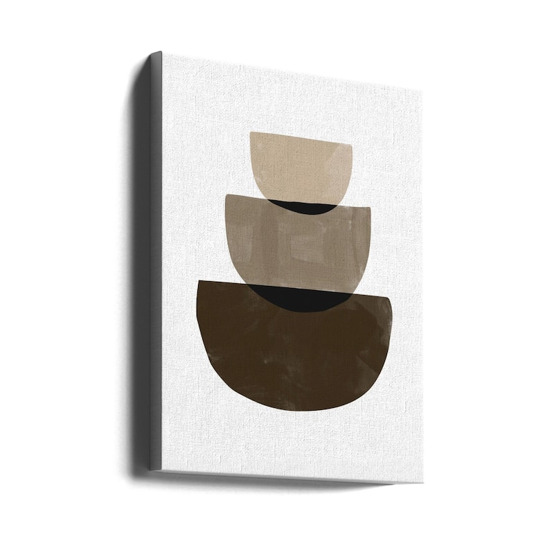 "Sapes of Abstract" Wrapped Canvas Wall Art