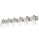 preview thumbnail 82 of 105, Bathroom Vanity Light Fixtures - Farmhouse Wall Light for Bathroom 6-Light - Brushed Nickel