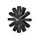 preview thumbnail 4 of 8, Umbra RIBBON Wall Clock Black