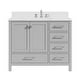 preview thumbnail 14 of 16, PROOX 42inch Freestanding Bathroom Vanity w Engineered Counter Top Cearmic Sink Grey