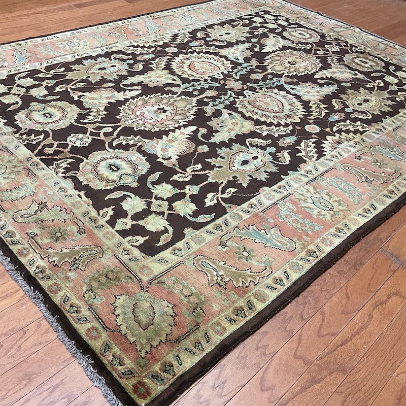 HERAT ORIENTAL Handmade Oushak Wool Rug - 6'3" x 8'6"