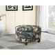 preview thumbnail 12 of 15, HomePop Tufted Round Storage Ottoman - Navy