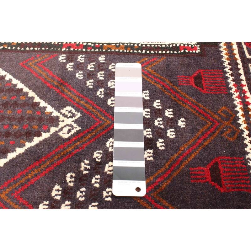 ECARPETGALLERY Hand-knotted Teimani Dark Grey Wool Rug - 2'8 x 4'8